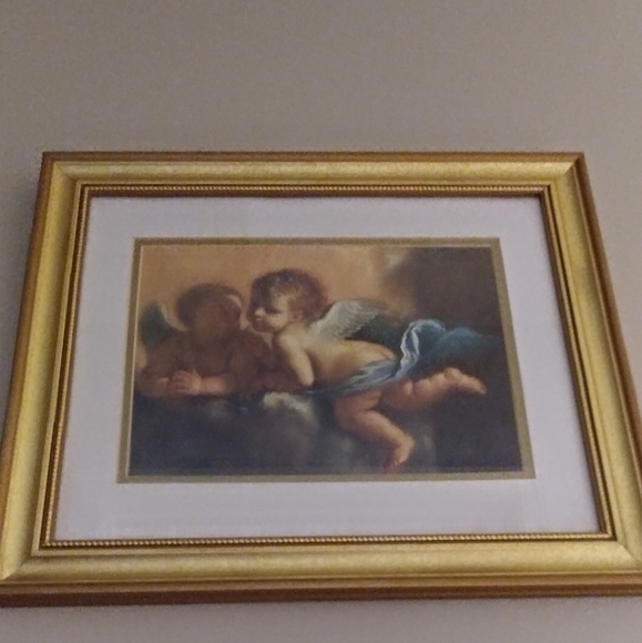 Classic Baby Angels Framed Print - Picture 3 of 4